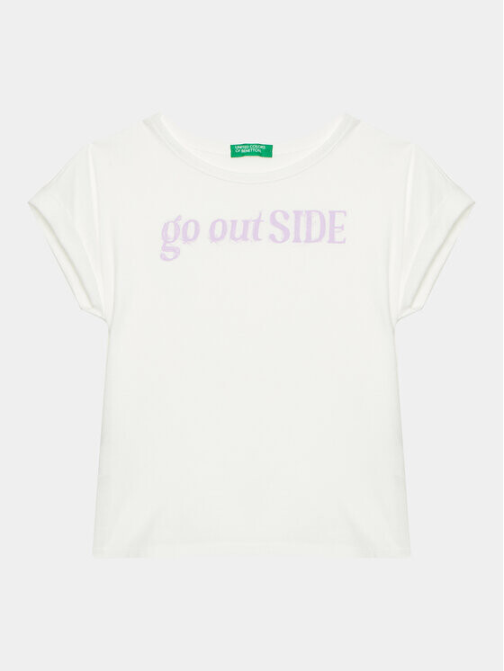 

Футболка стандартного кроя United Colors Of Benetton, белый