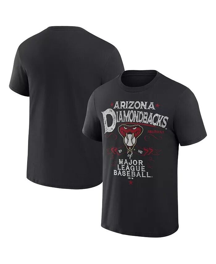 

Мужская футболка Darius Rucker Collection by Black Arizona Diamondbacks Beach Splatter Fanatics