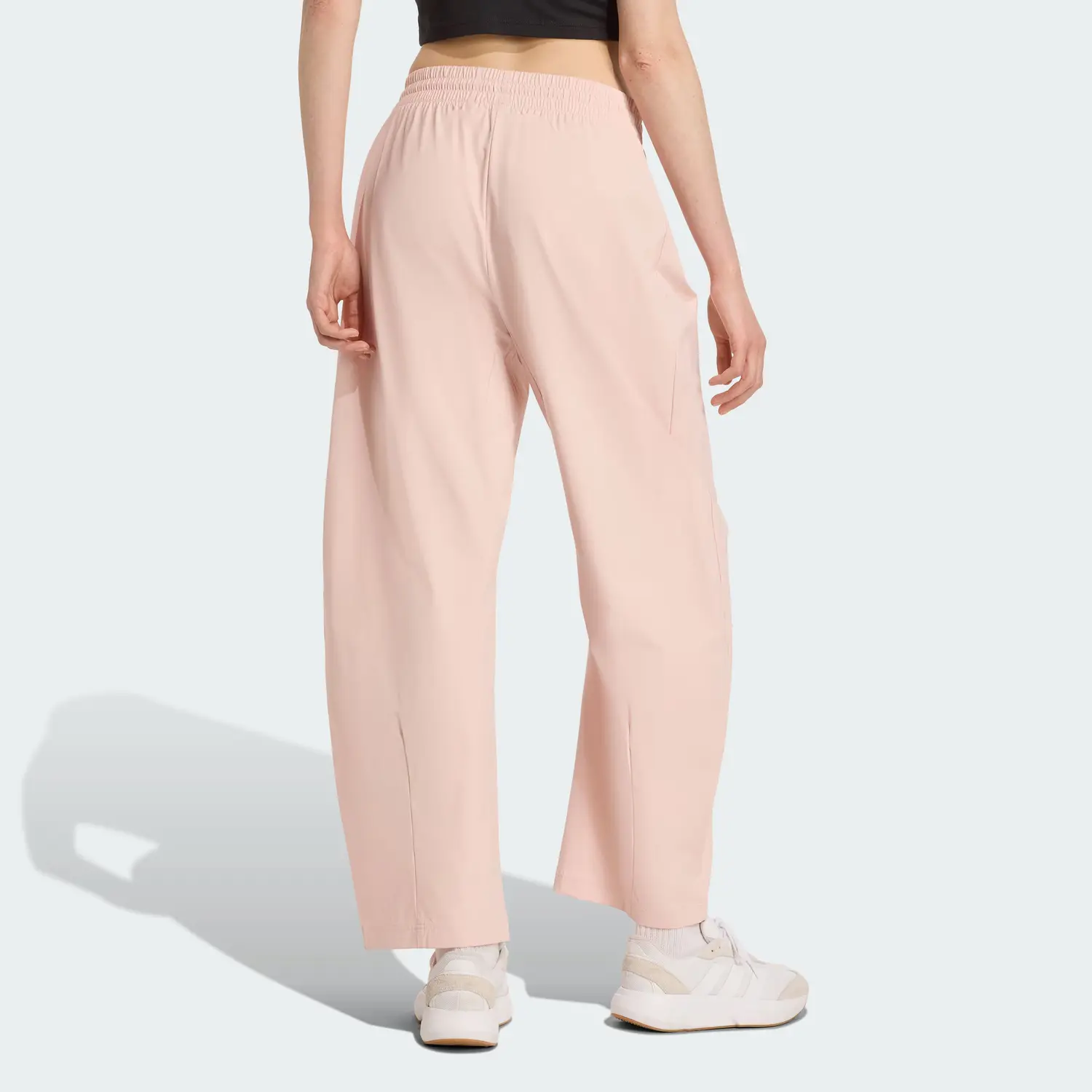 True Healing Series ZNE WOVEN JOGGERS повседневные брюки женские Adidas, светло-розовый/белый — фото 3
