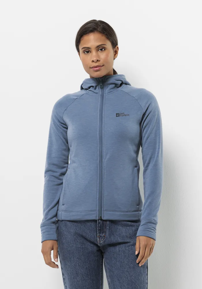 

Флисовая куртка Jack Wolfskin "WALDSEE HOODED JKT W", с капюшоном, синий
