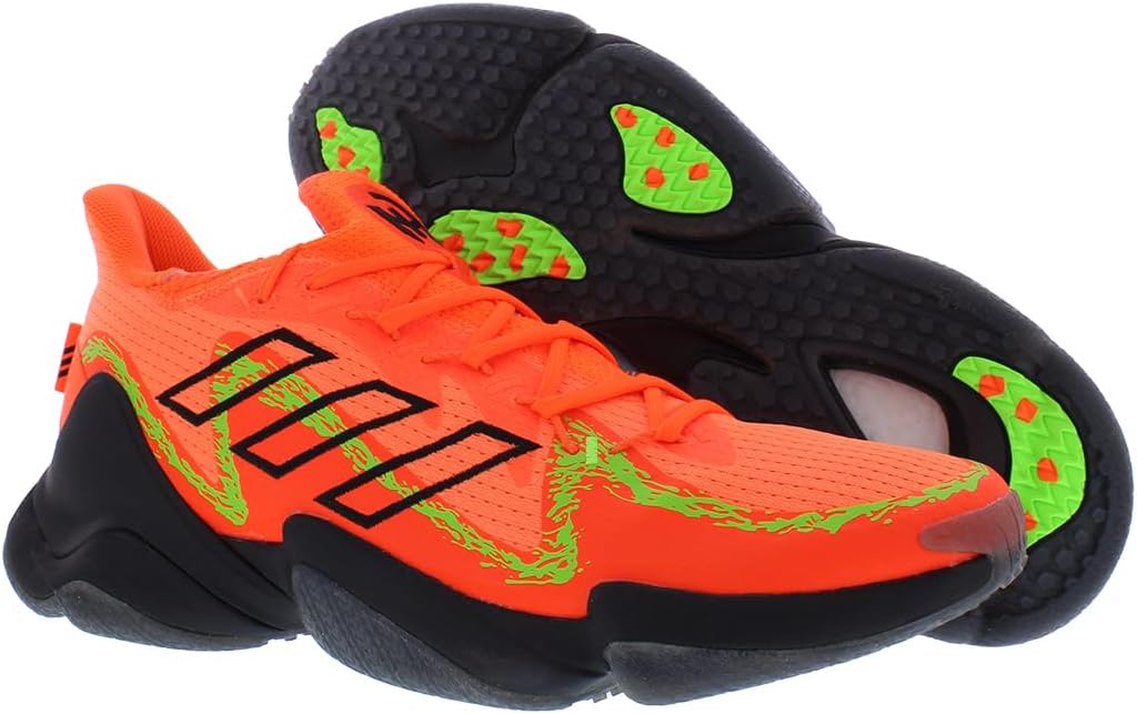 Мужские кроссовки Adidas Mahomes 1 Impact FLX, черный/оранжевый — фото 4