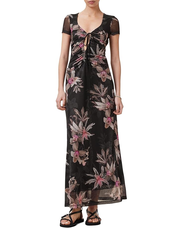 

Платье AllSaints Gabby Mesh Dress, цвет Adena Black