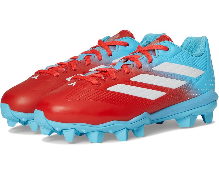 

Кроссовки adidas Kids Adizero Impact 2.0 Candy Molded Baseball Cleats, цвет Bright Cyan/White/Bright Red