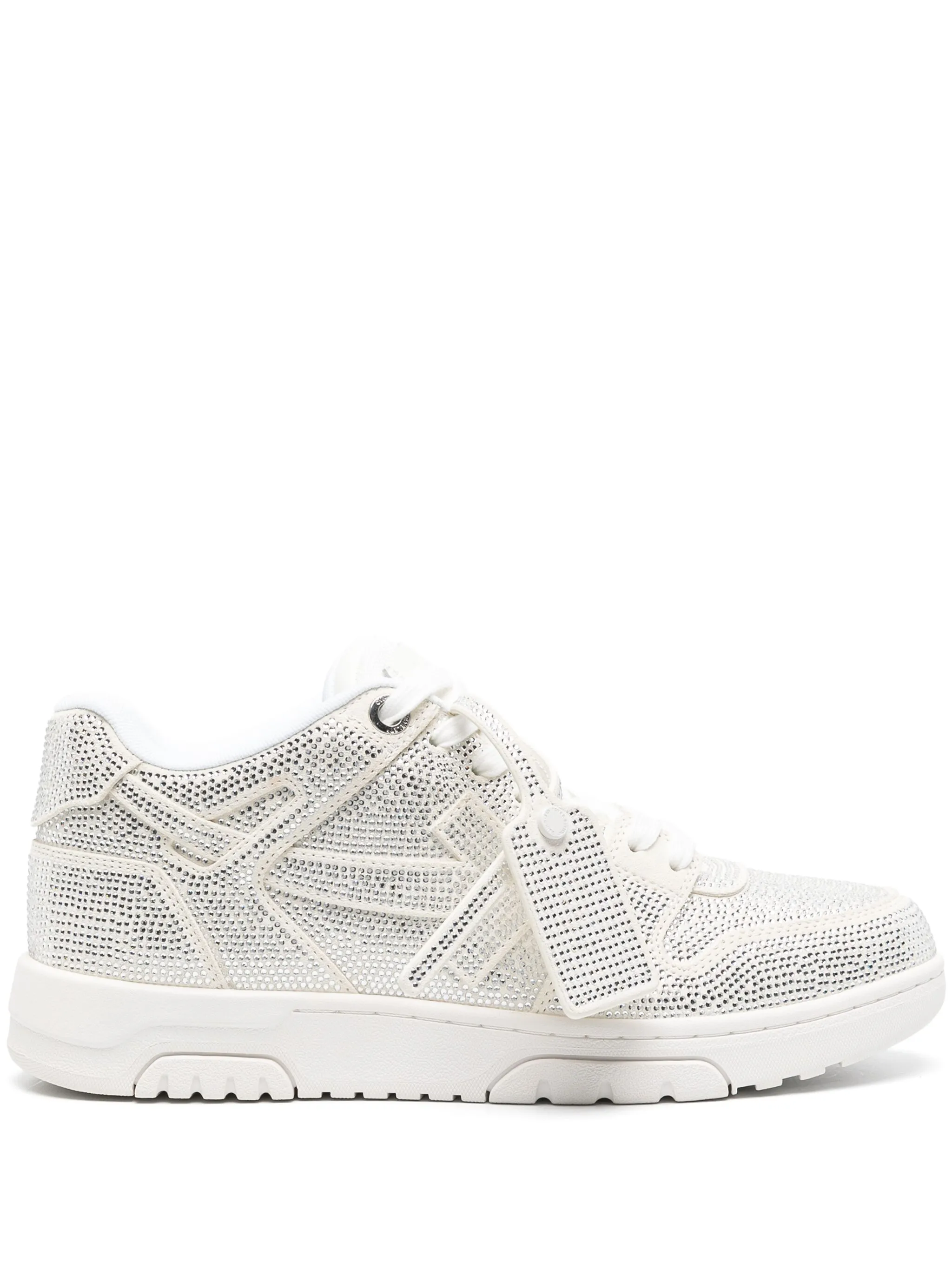 

Кроссовки Out Of Office со стразами Off-White, белый