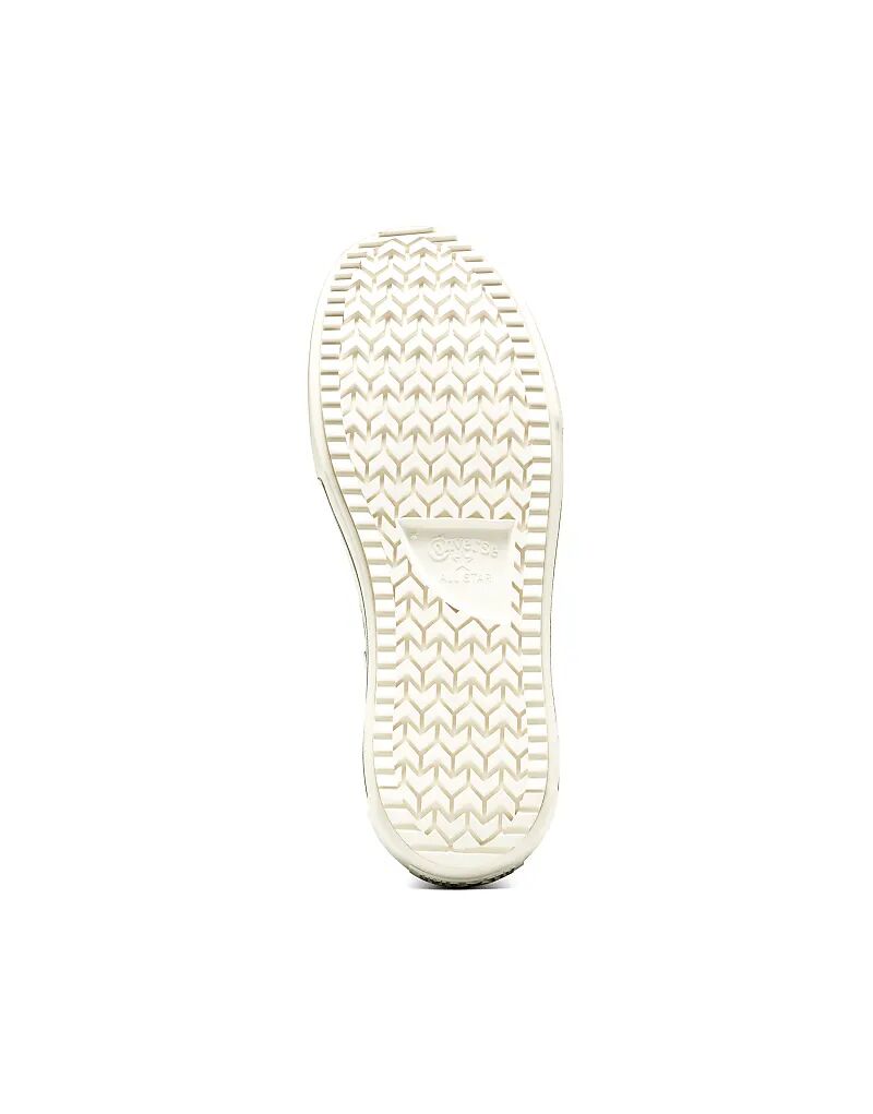Кеды Converse Chuck Taylor All Star Lift Double Stack на платформе из лакированной кожи в цвете черный/белый/черный — фото 3