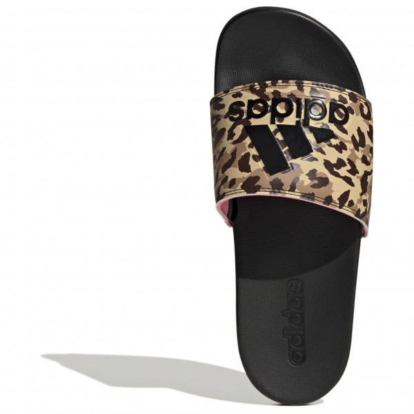 Женские сандалии Adilette Comfort, спортивный значок Adidas, мультиколор — фото 4