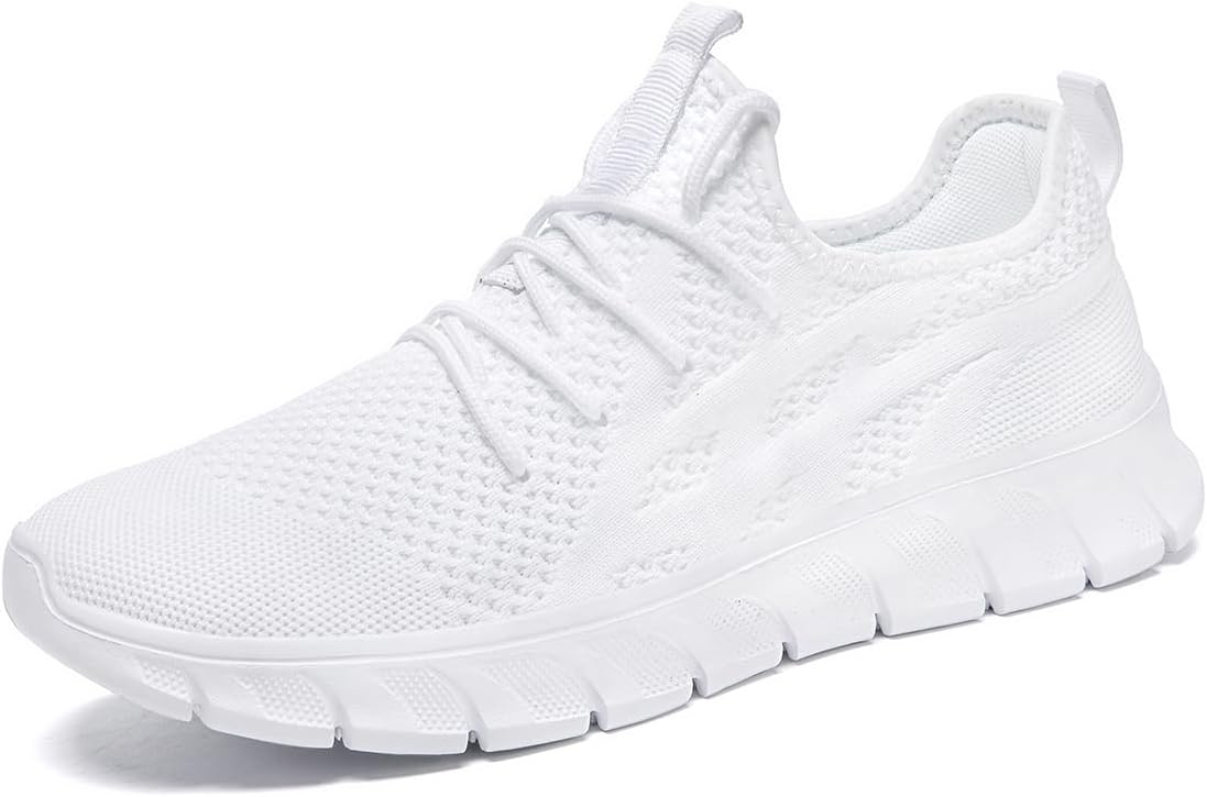

Мужские кроссовки WYGRQBN Легкие дышащие слипоны для бега, тренировок в зале, тенниса и повседневной моды, белый