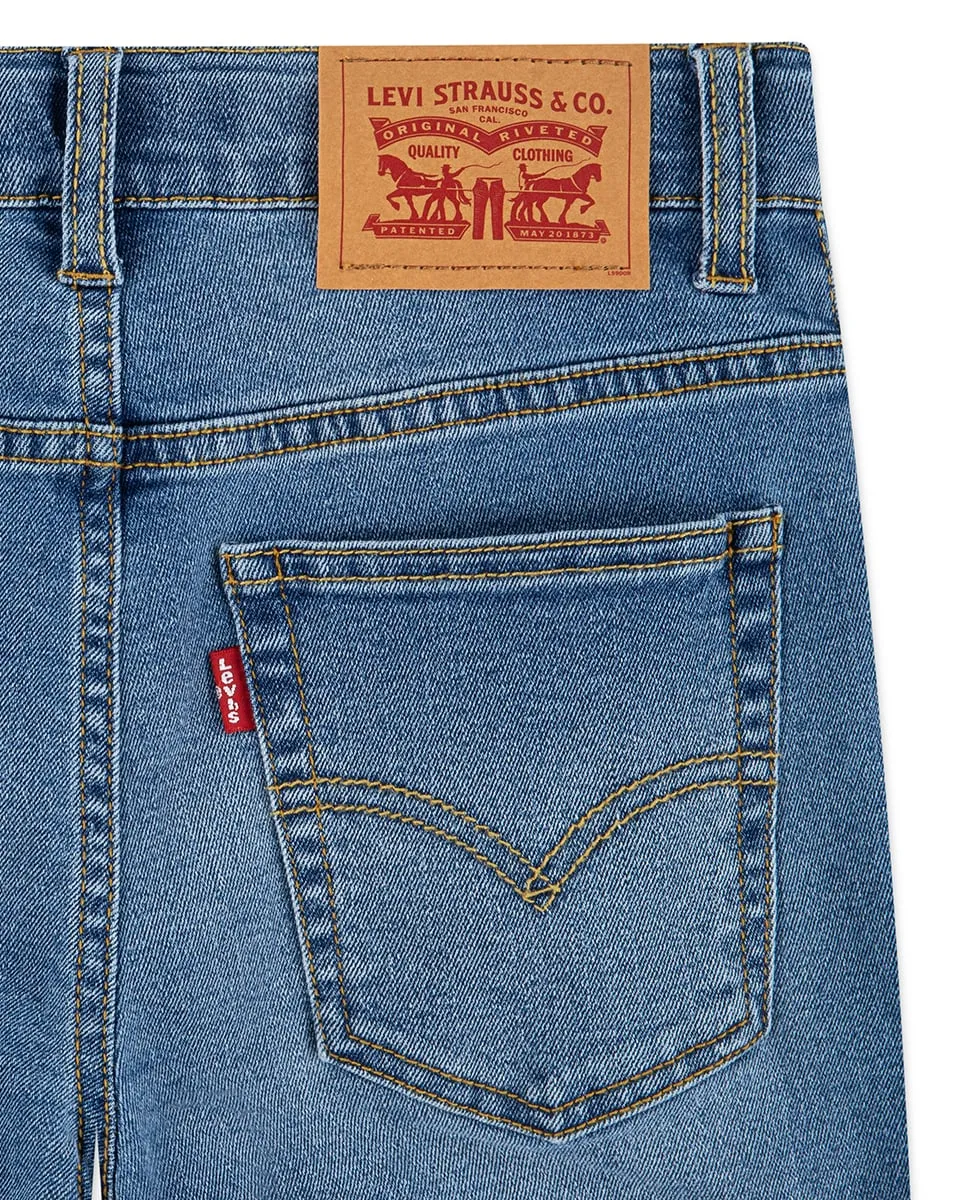 Джинсы прямого и узкого кроя 502 Regular Tapered для мальчика Levi's, синий — фото 4