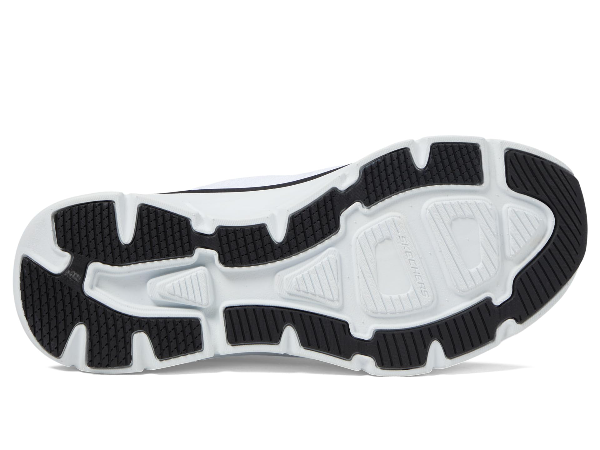 Кроссовки SKECHERS D'Lux Walker 2.0 Rezinate Hands Free Slip-In, белый/черный — фото 3