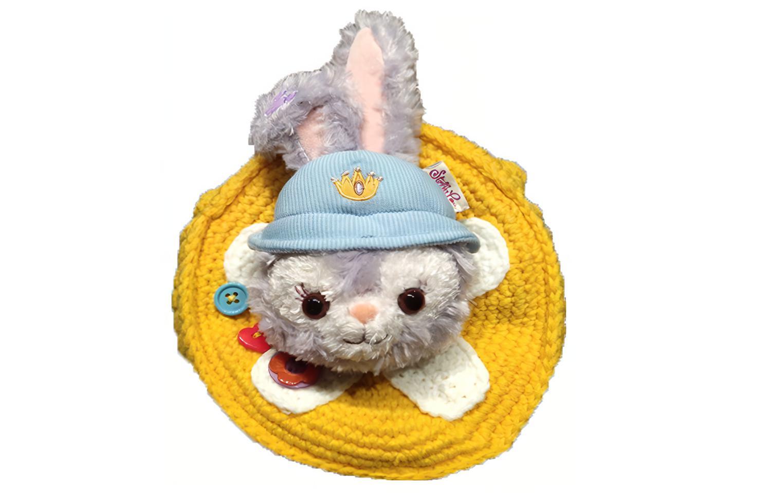 

Disney Ручная работа Плюшевая наплечная сумка Женская Желтая