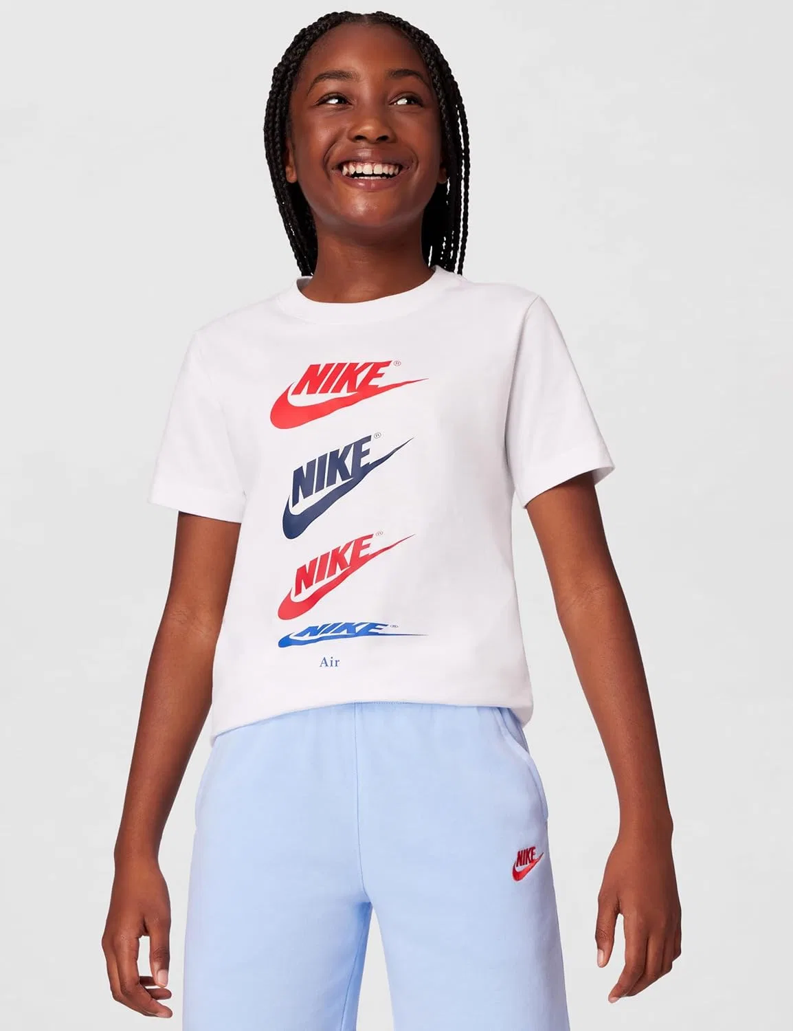 Футболка Nike Club Futura Repeat, белый — фото 4