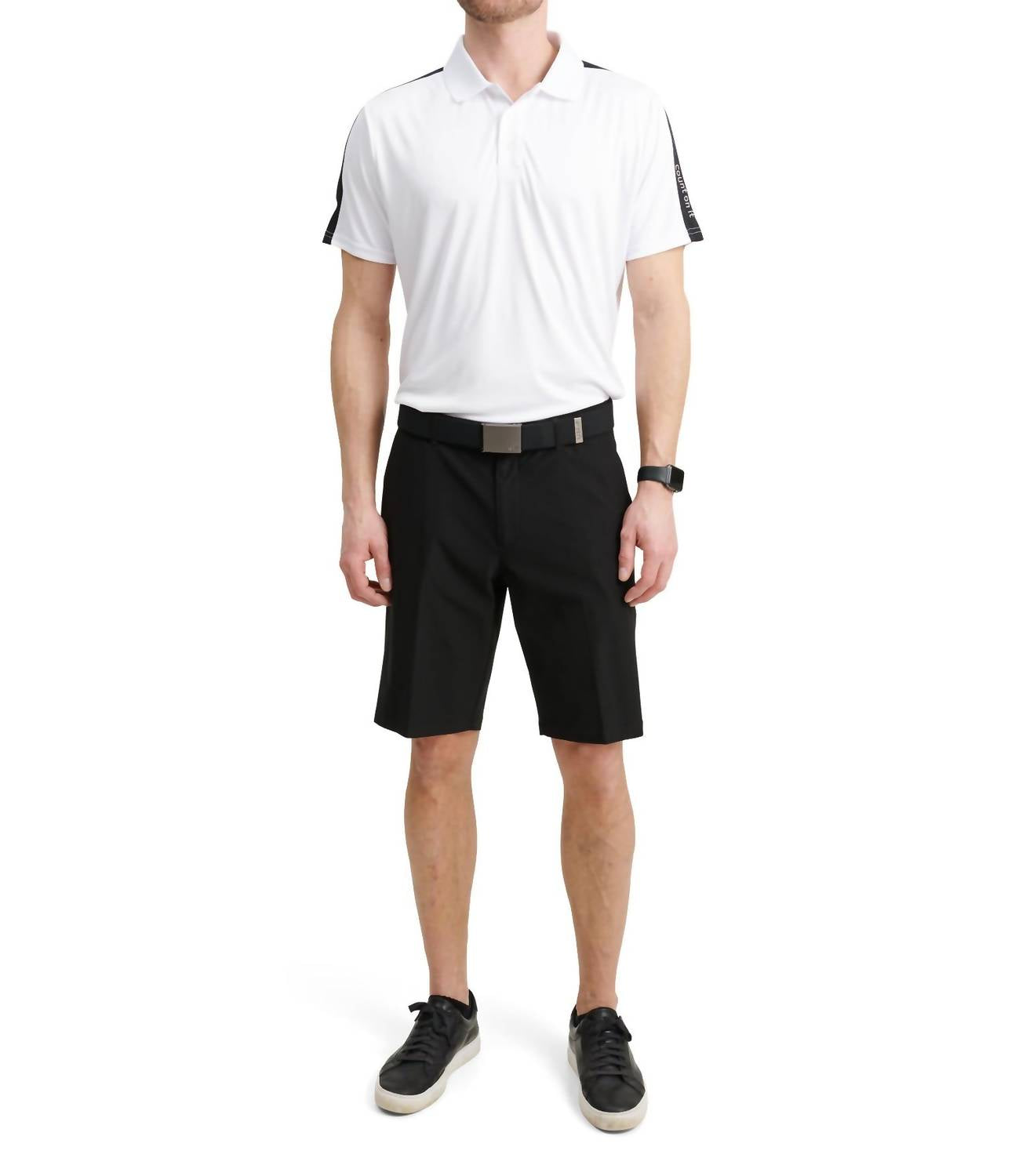 

Мужские шорты Mellion 4 Ways Stretch черного цвета Abacus Sportswear US