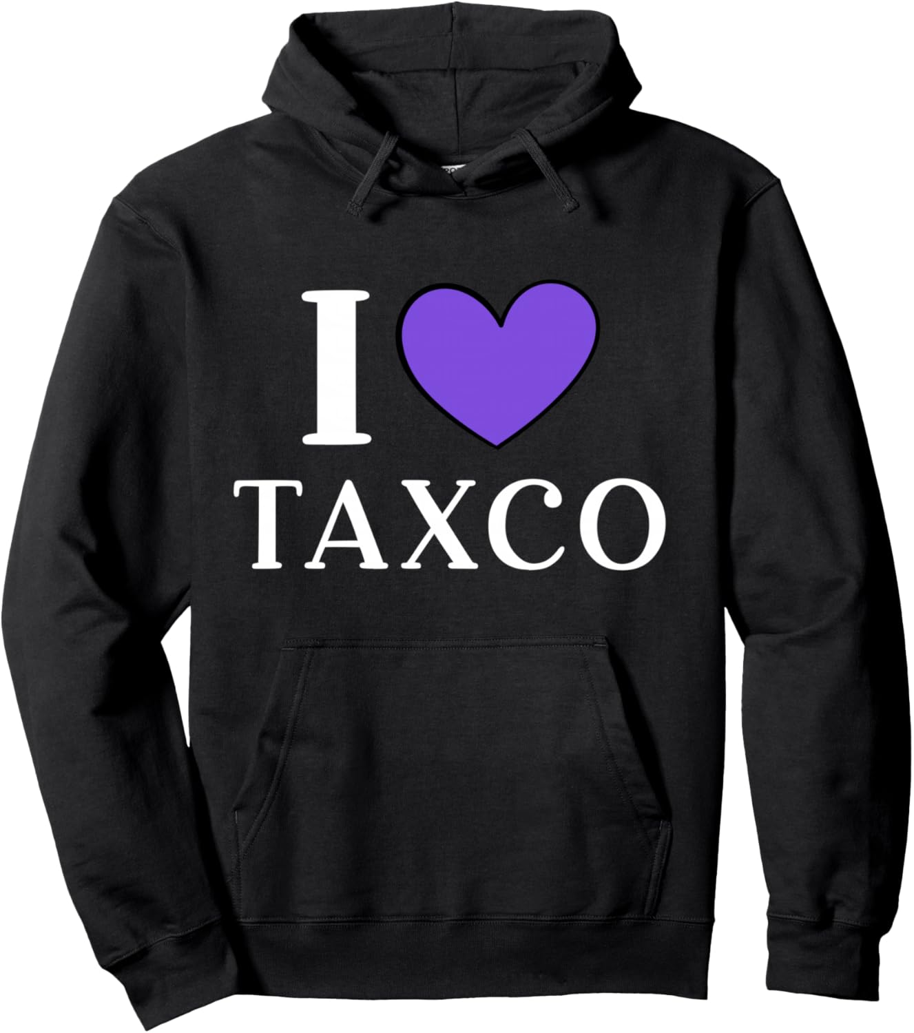 

Толстовка с надписью «Я люблю Таско, Мексика, отпуск» Mexico Love Apparel, черный