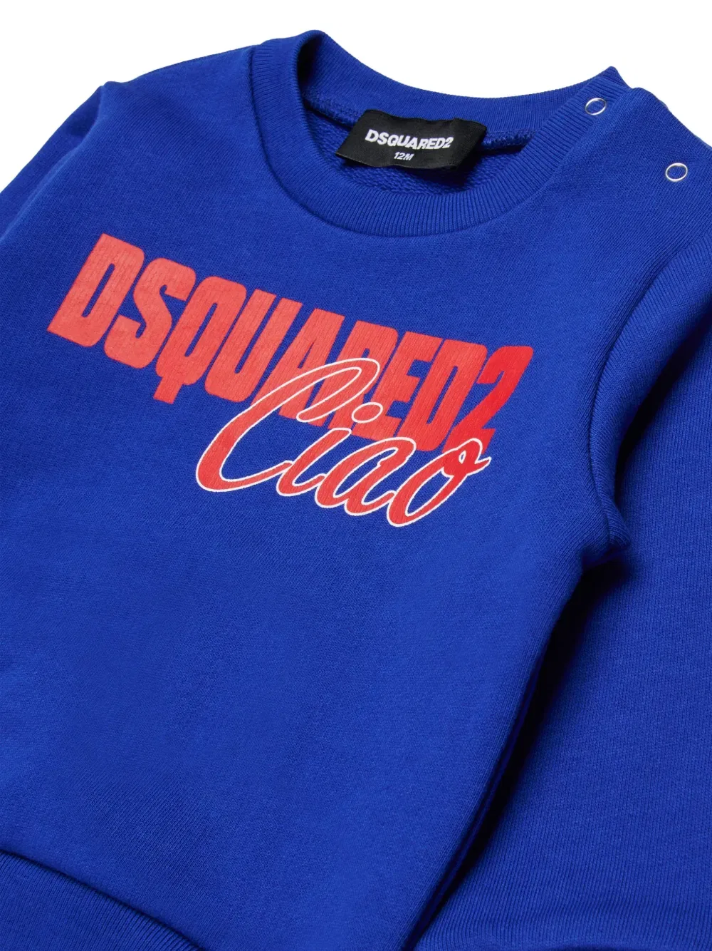 Толстовка с круглым вырезом и длинными рукавами Dsquared2 Kids, синий — фото 3