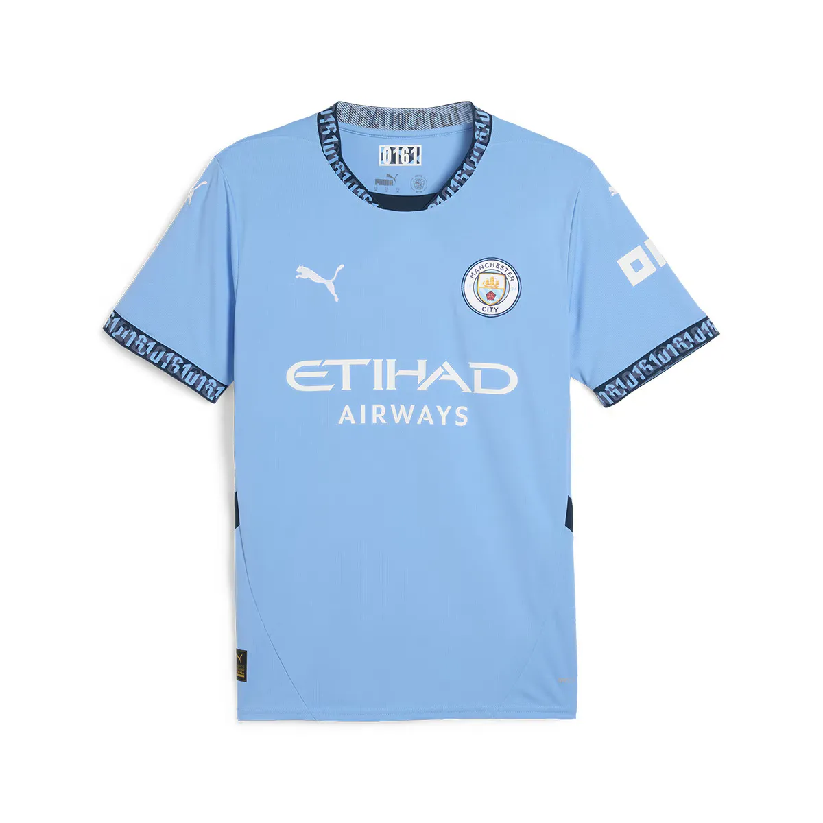 

Футболка мужская домашняя Manchester City FC 2024-2025 Replica Puma, синий
