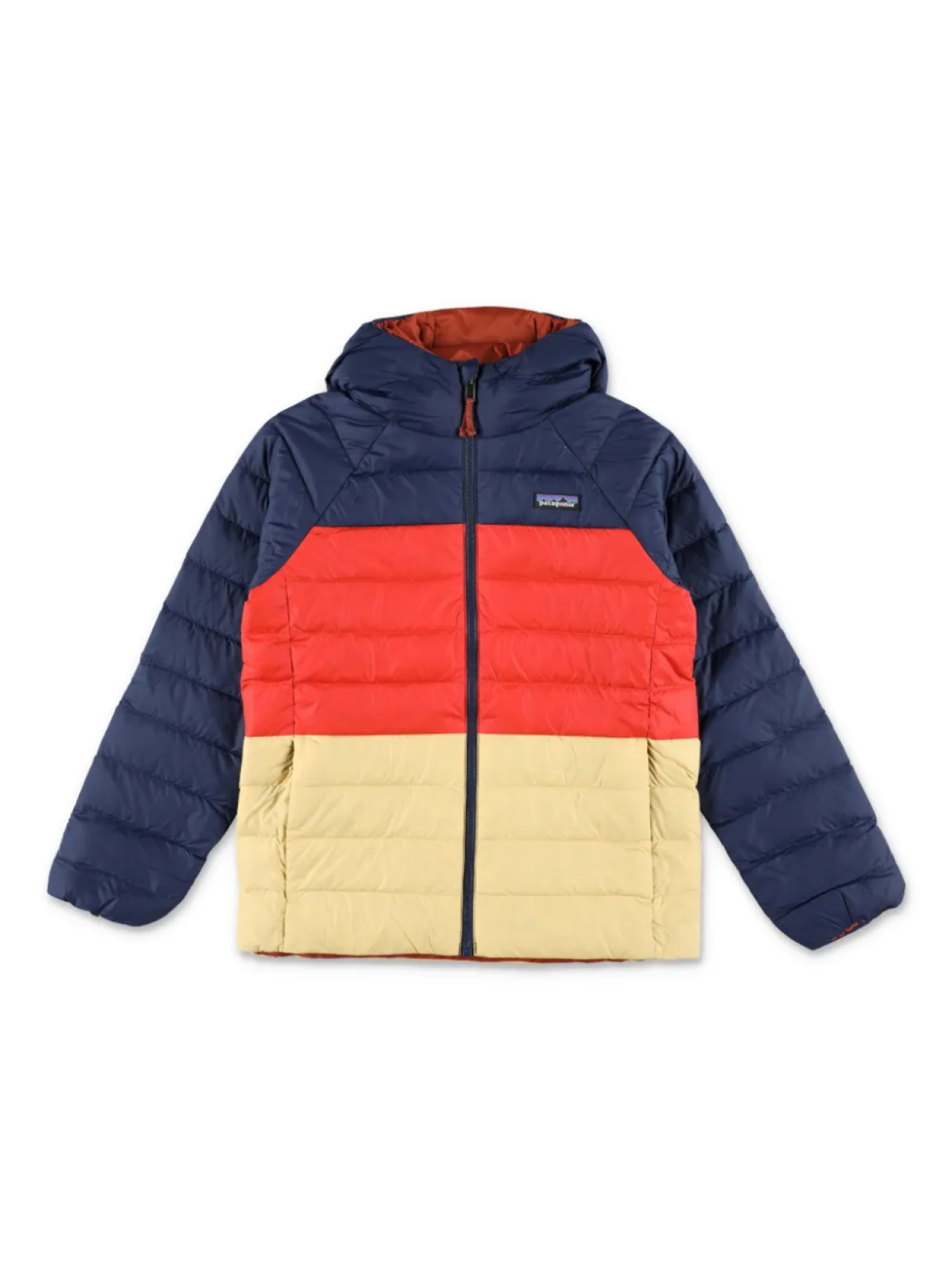 

Двусторонняя стеганая куртка Patagonia Kids, синий