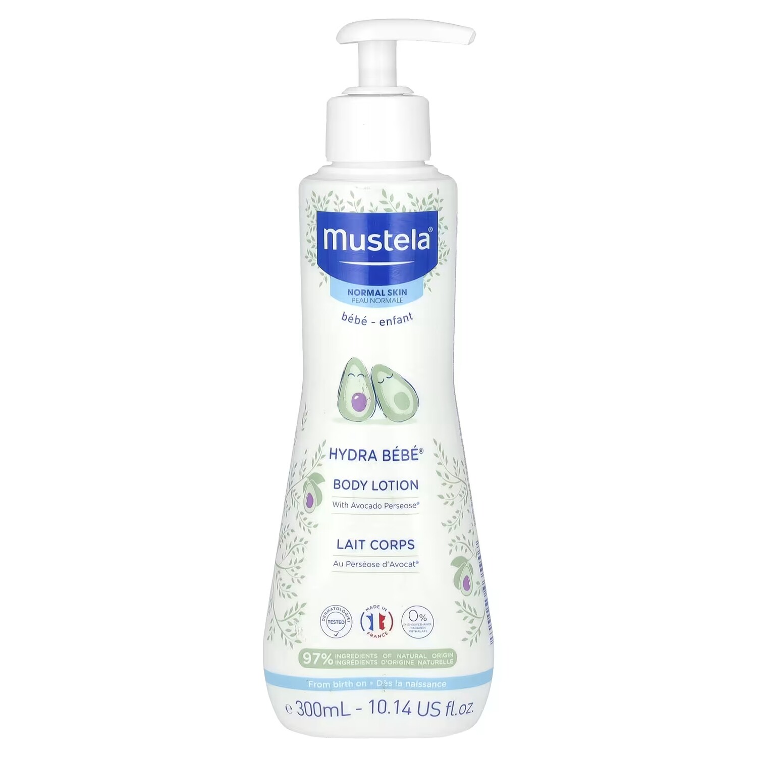 

Лосьон для тела Mustela Baby Hydra Bebe с авокадо, 300 мл