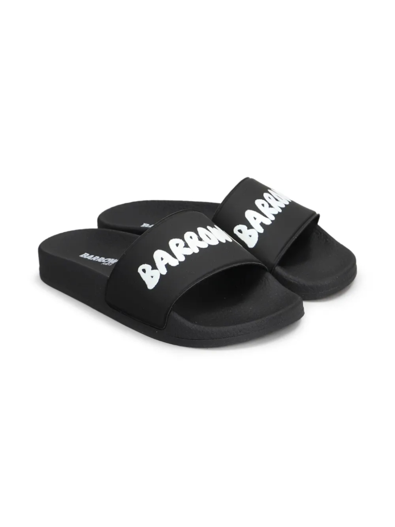 

Шлепанцы с логотипом Barrow kids, черный