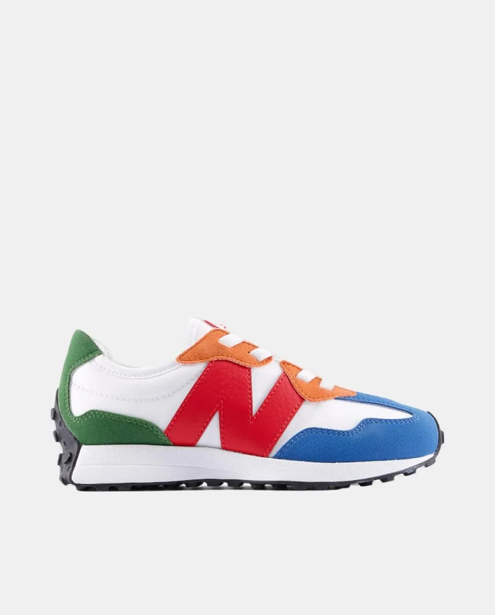 

Детские кроссовки 327 с эластичной шнуровкой New Balance, мультиколор