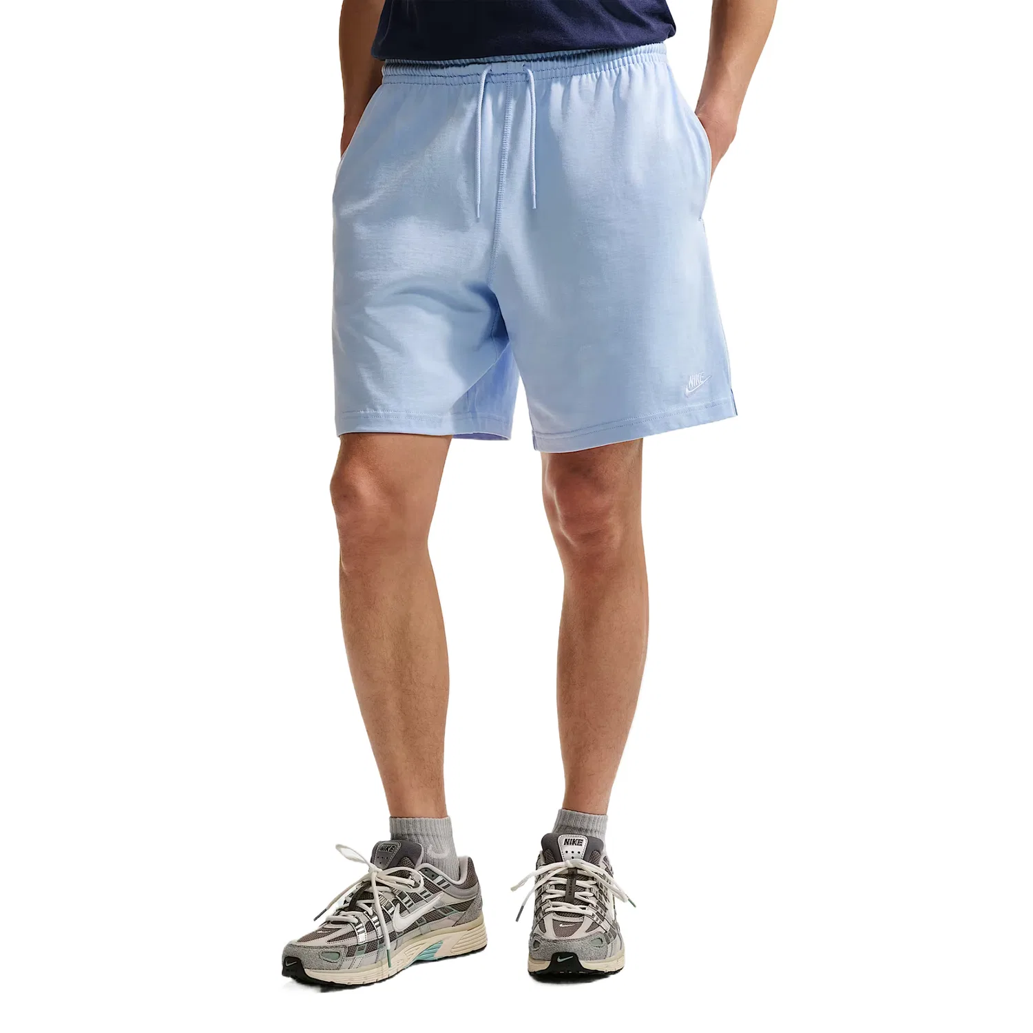 Шорты Club Casual мужские Hydrogen Blue/White Moderate Nike