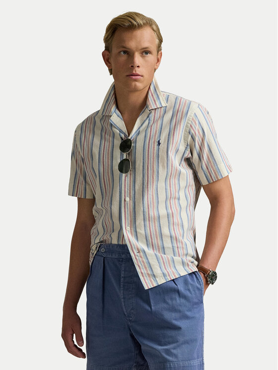 

Рубашка классического кроя 710965813001 Polo Ralph Lauren, бежевый