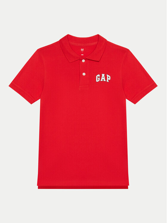 

Рубашка поло стандартного кроя Gap, красный