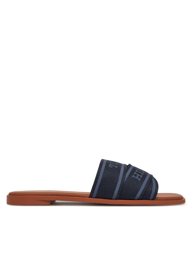 Мюли Webbing Mule FW0FW08421 Tommy Hilfiger, синий