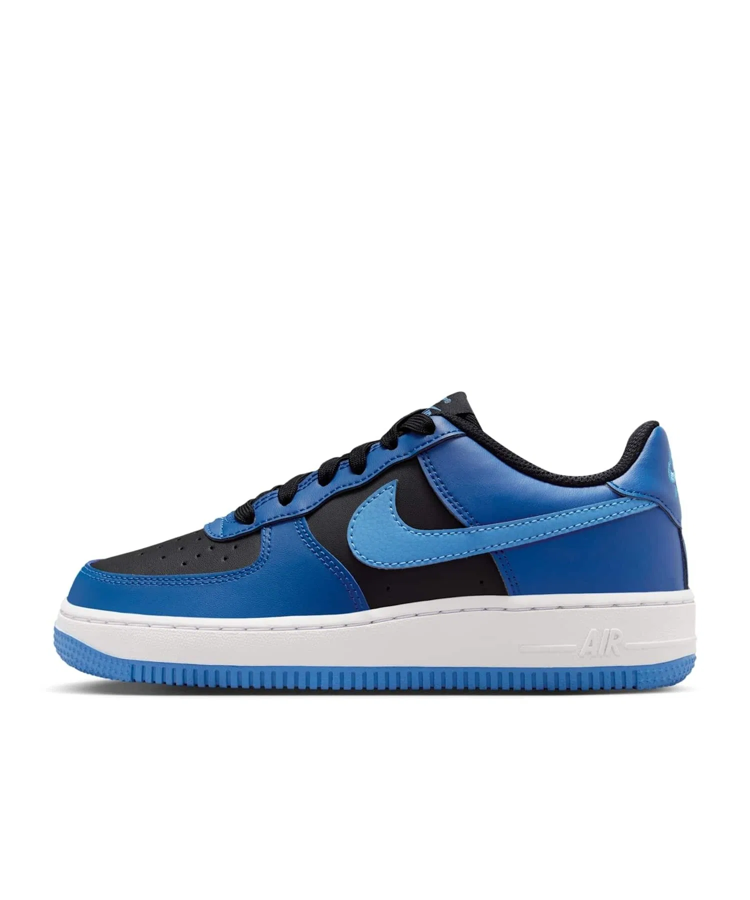 Детские кроссовки Nike Air Force 1 из кожи чёрные