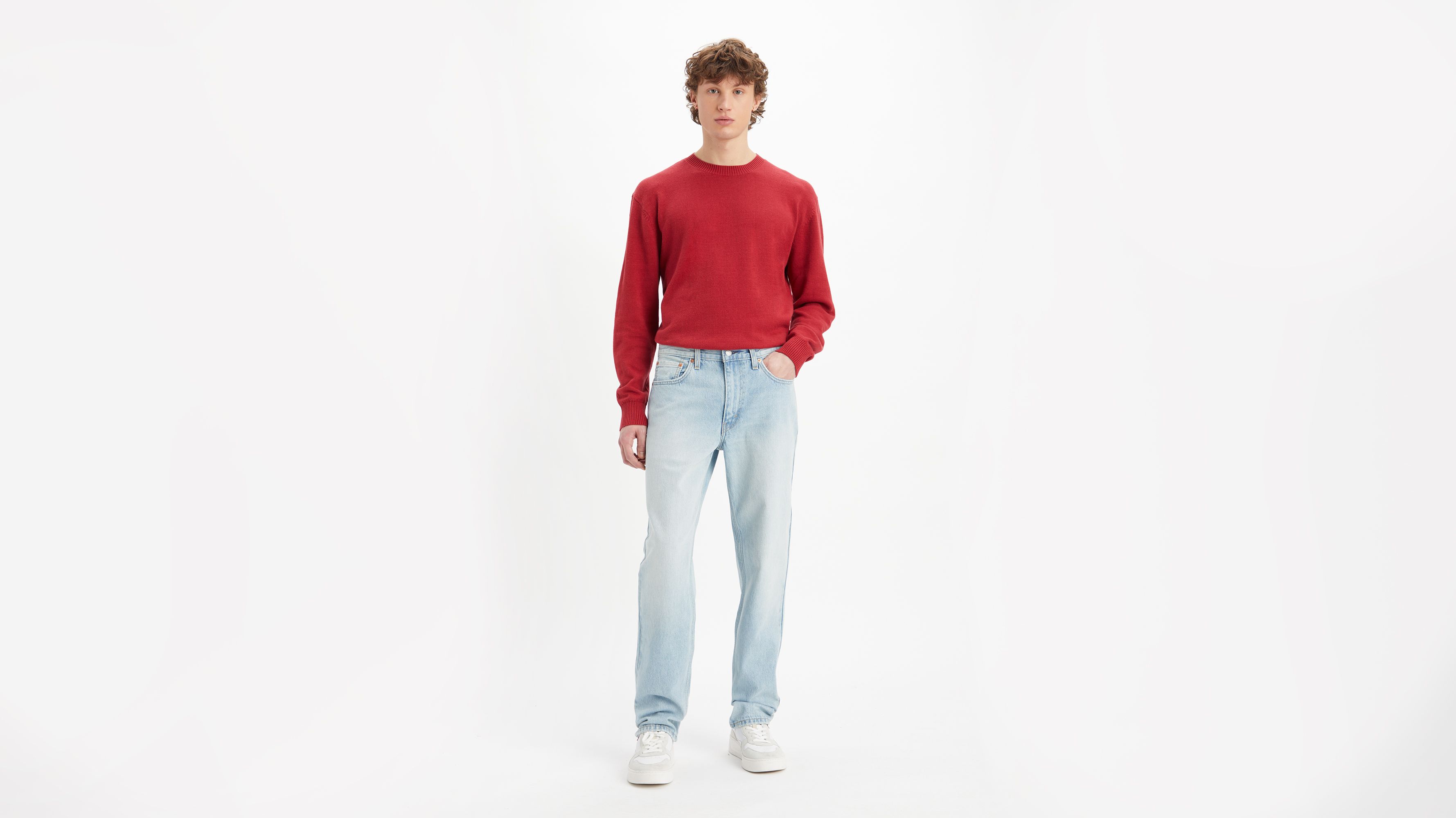 

550 Мужские джинсы свободного кроя Levi's, цвет Can't Stand the Rain - Light Wash - Non-Stretch