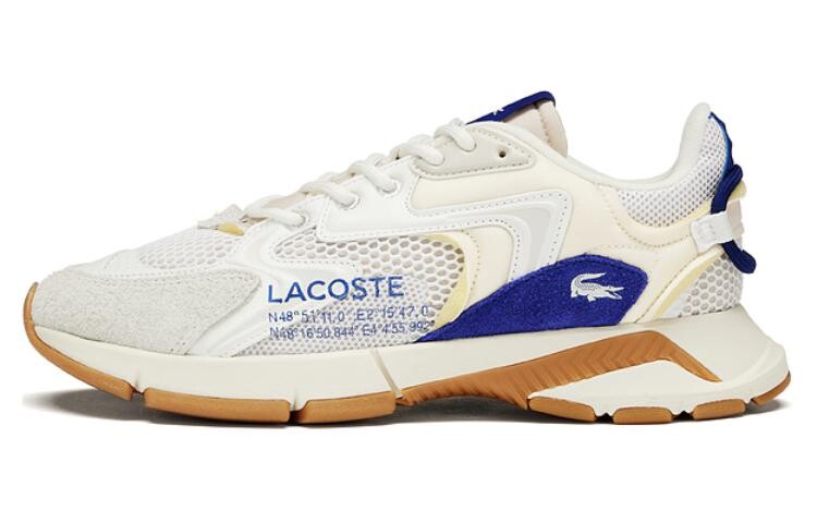 

Кроссовки с логотипом L003 Lacoste, белый/синий/серый