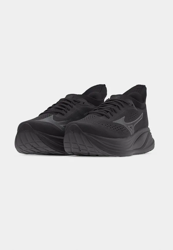 Кроссовки для бега по шоссе neo zen 2 Mizuno, Black/Black Sand — фото 3