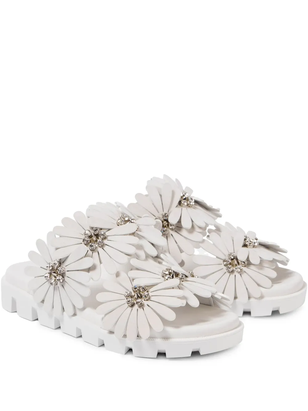 Шлепанцы Flora Cool Christian Louboutin, белый