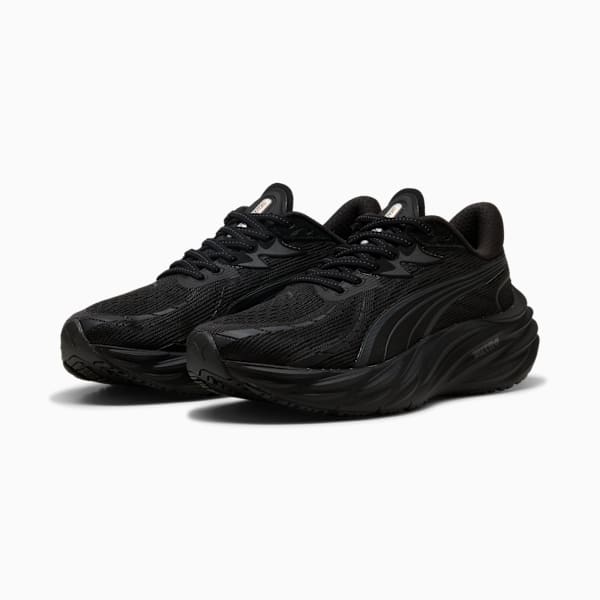 Женские широкие кроссовки для бега по шоссе Velocity Nitro 4 Puma, черный — фото 2
