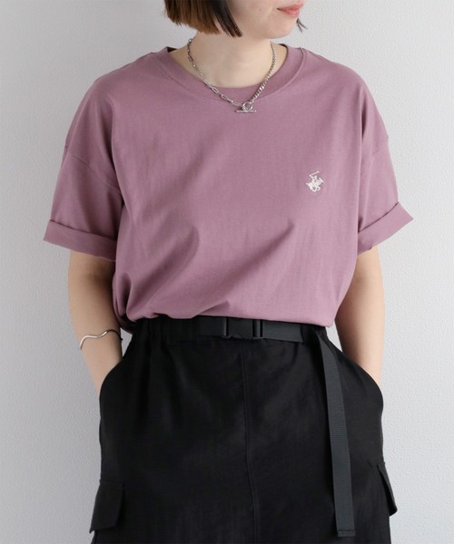 

Футболка с коротким рукавом, с вышитым логотипом BEVERLY HILLS POLO CLUB