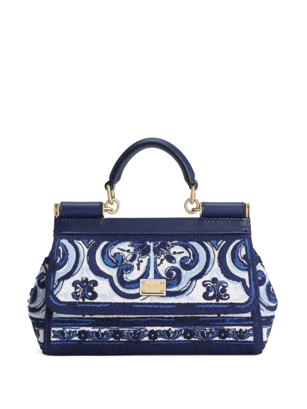 

Сумка-тоут Sicily размера мини DOLCE & GABBANA, синий