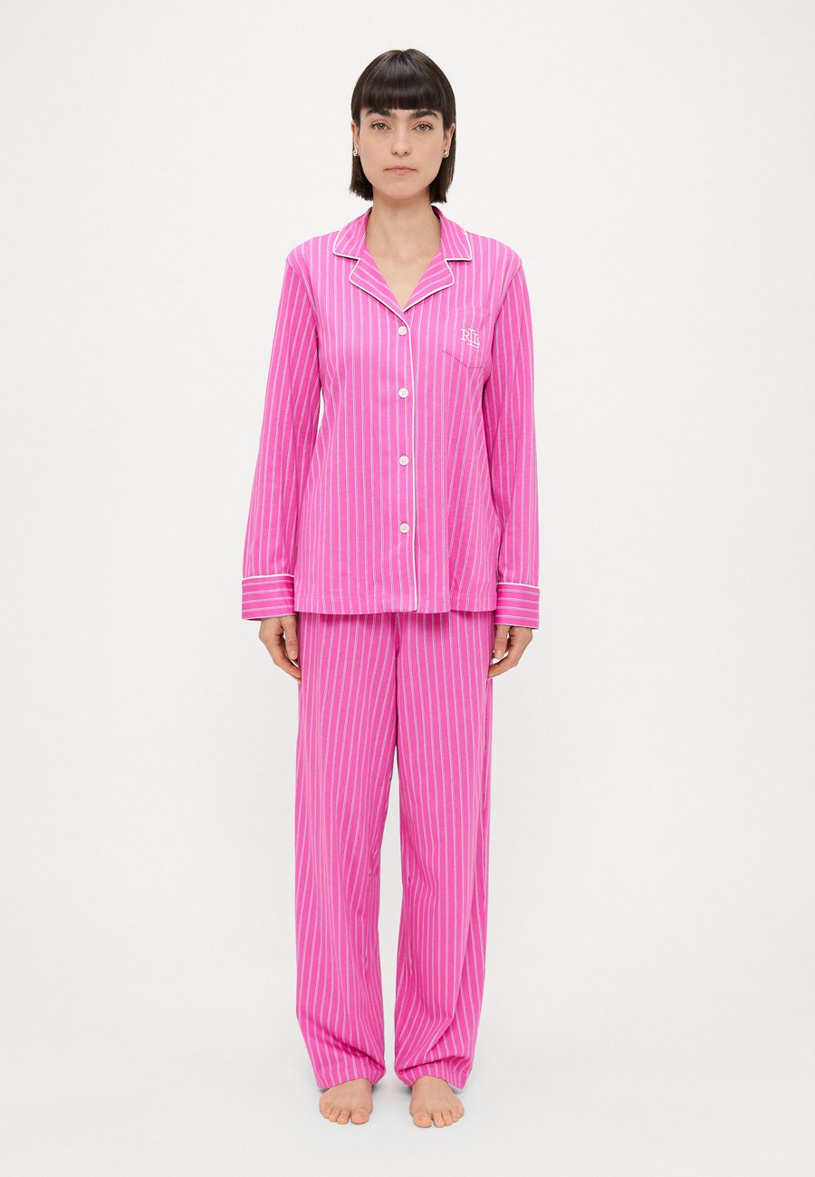 

Пижамный комплект Lauren Ralph Lauren NOTCH COLLAR PAJAMA, Pink /Pink