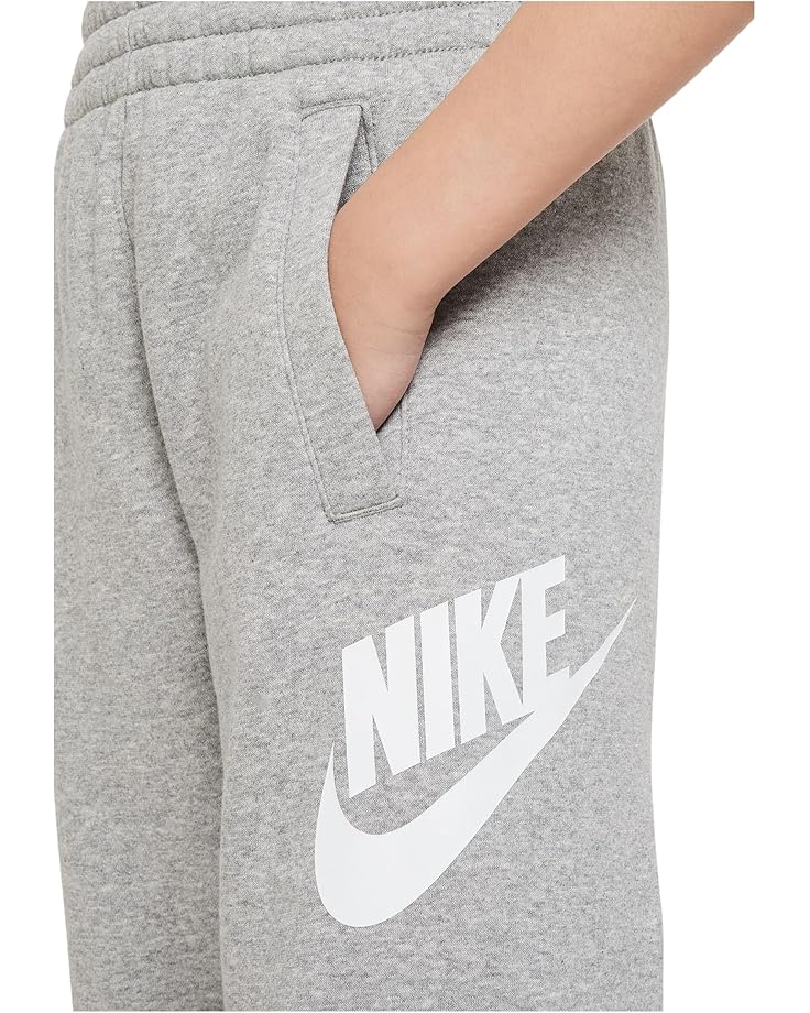 Брюки Nike Kids Club Fleece Joggers, цвет Dark Grey Heather/Base Grey — фото 4