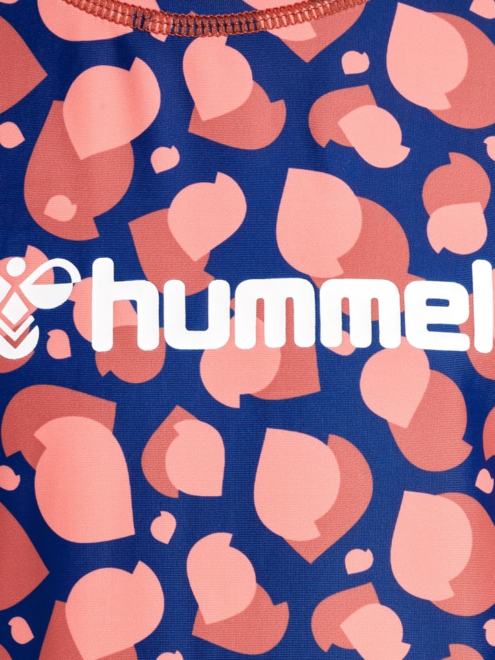 Футболка для плавания Hummel Hmllucia Girls в цвете Темно-синий пион Hummel — фото 3