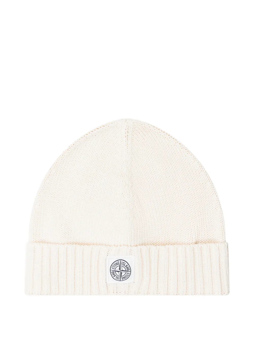 

Шерстяная шапка в рубчик Stone Island Junior, белый