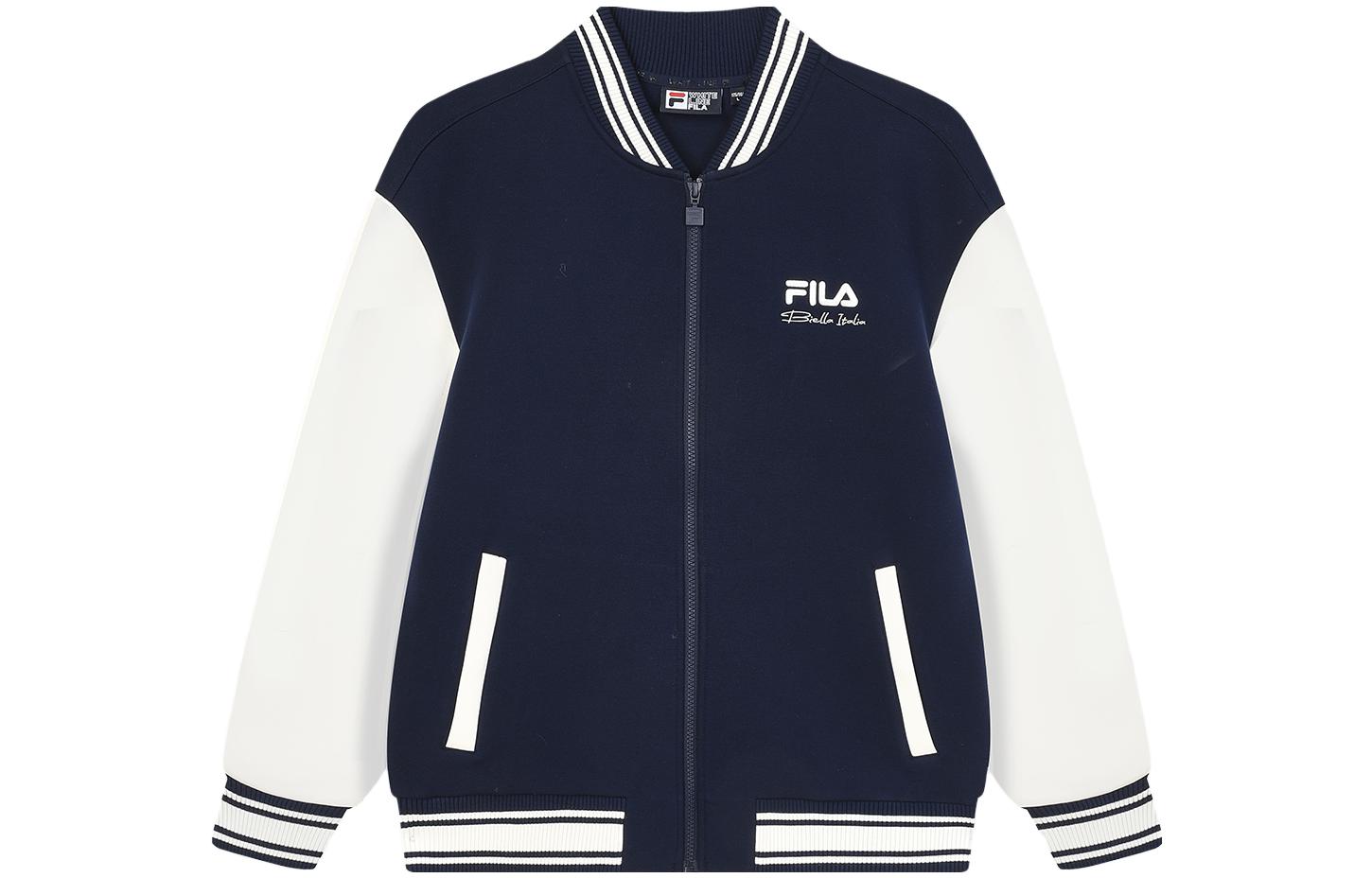 

FILA Бейсбольная куртка мужская, темно-синяя, Синий, FILA Бейсбольная куртка мужская, темно-синяя