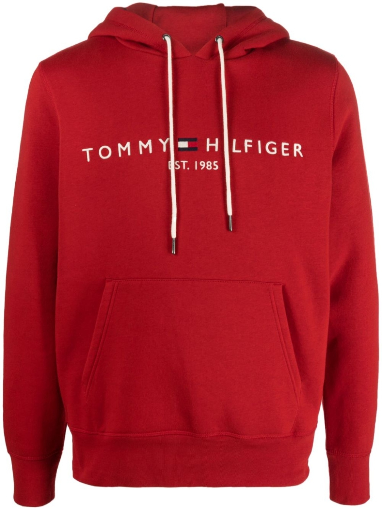 

Tommy Hilfiger худи с вышитым логотипом, красный