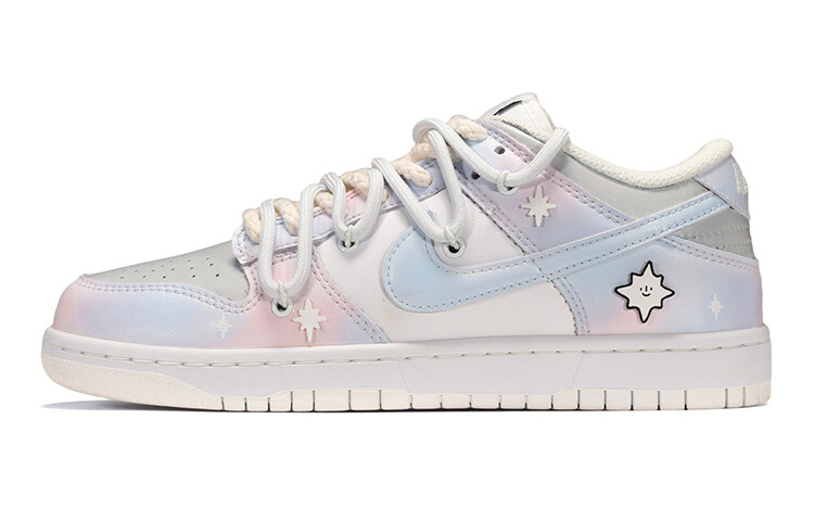 

Кроссовки Nike Dunk Skateboard Shoes Women's Low-Top Blue Purple/Pink