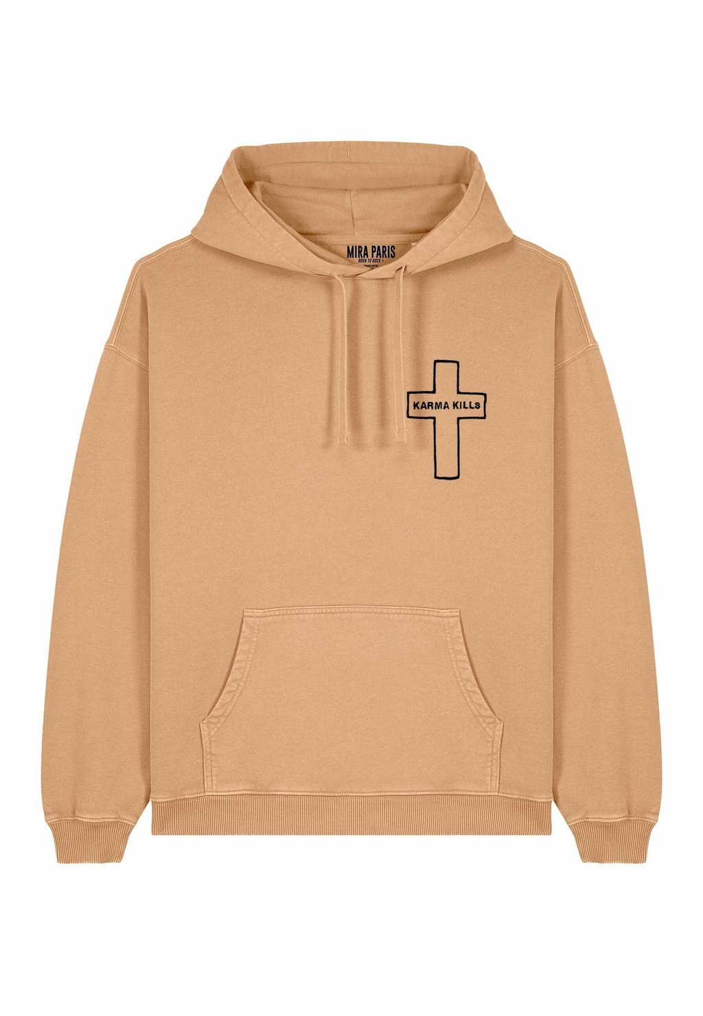 

Толстовка KARMA KL BACK EMBROIDERY UNISEX VINTAGE - Hoodie Mira Paris, бежевый