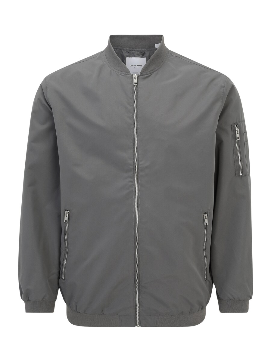 

Куртка межсезонная Jack & Jones Plus JJERUSH, серый