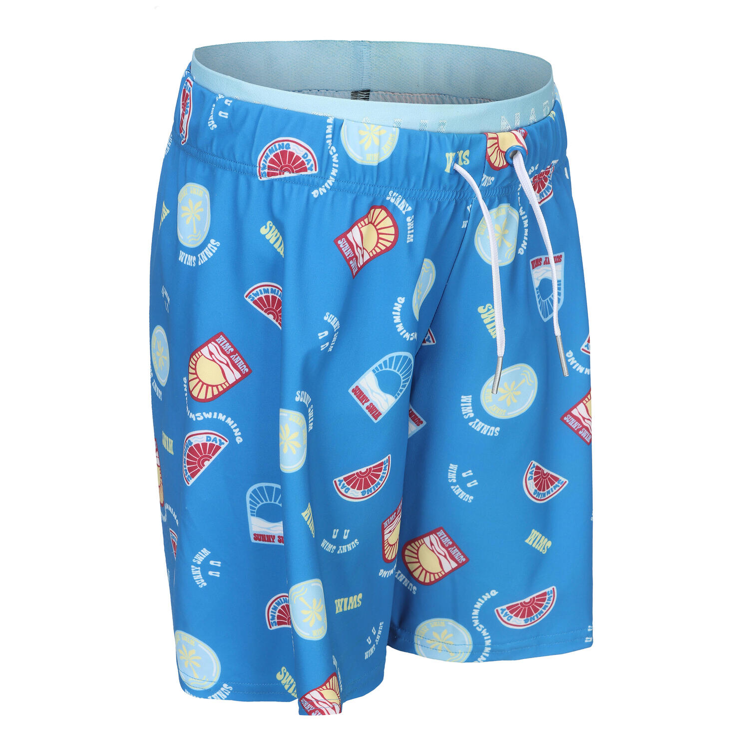 

Мужские детские плавки Nabaiji 100 ALL BADGE BLUE