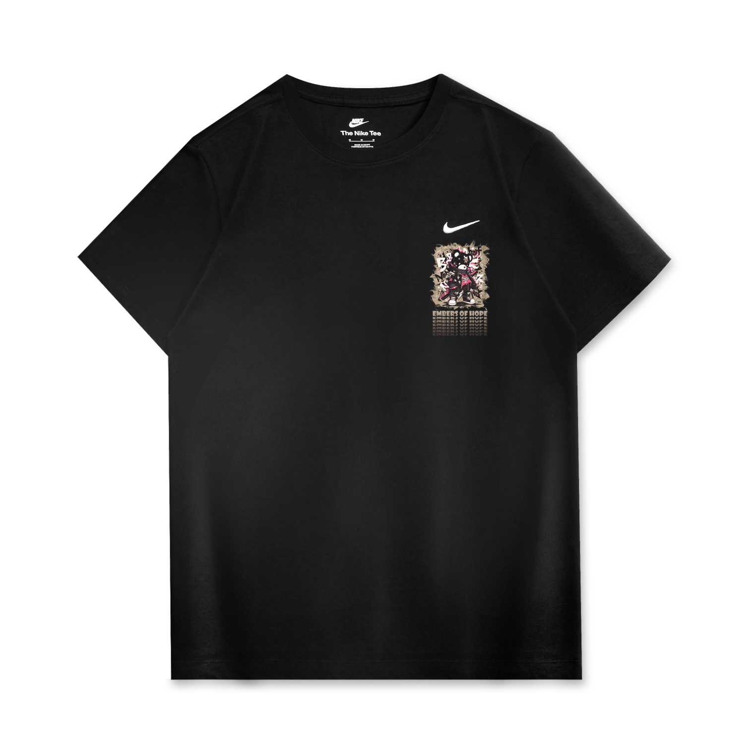 

Nike Спортивная футболка унисекс черная, Черный, Nike Спортивная футболка унисекс черная