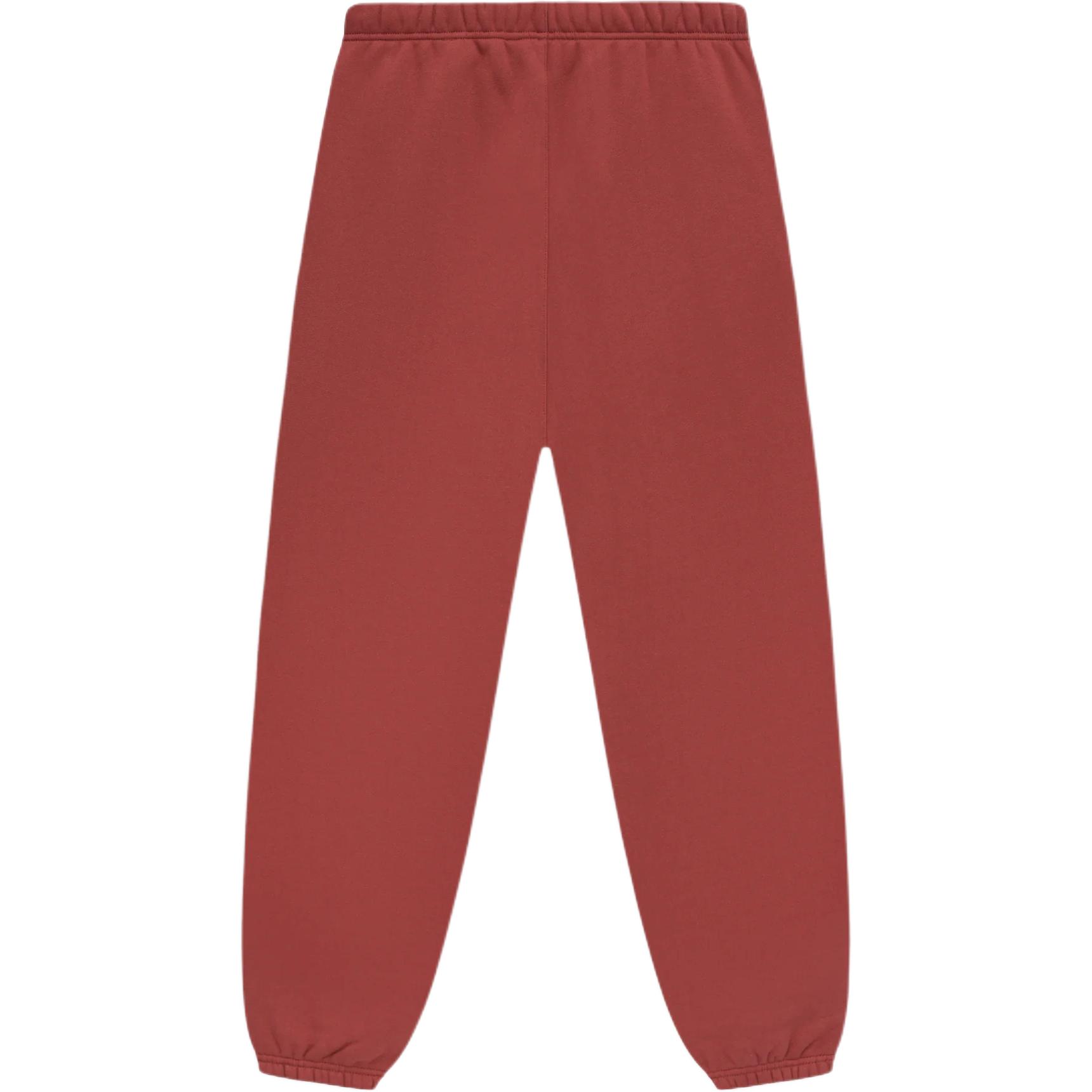 Брюки спортивные с вышитым логотипом 'Crimson' Fear Of God Essentials, Crimson Glow — фото 3