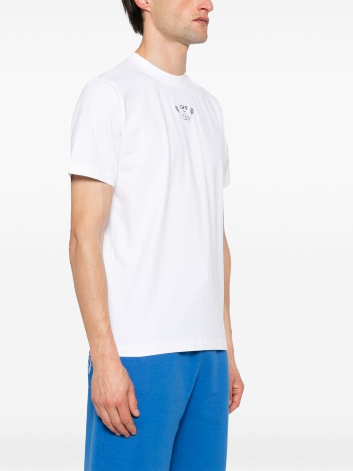 Off-White футболка с принтом Bandana Arrow, белый — фото 4