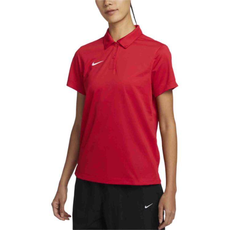 Nike Футболка Dri Fit женская university red — фото 3