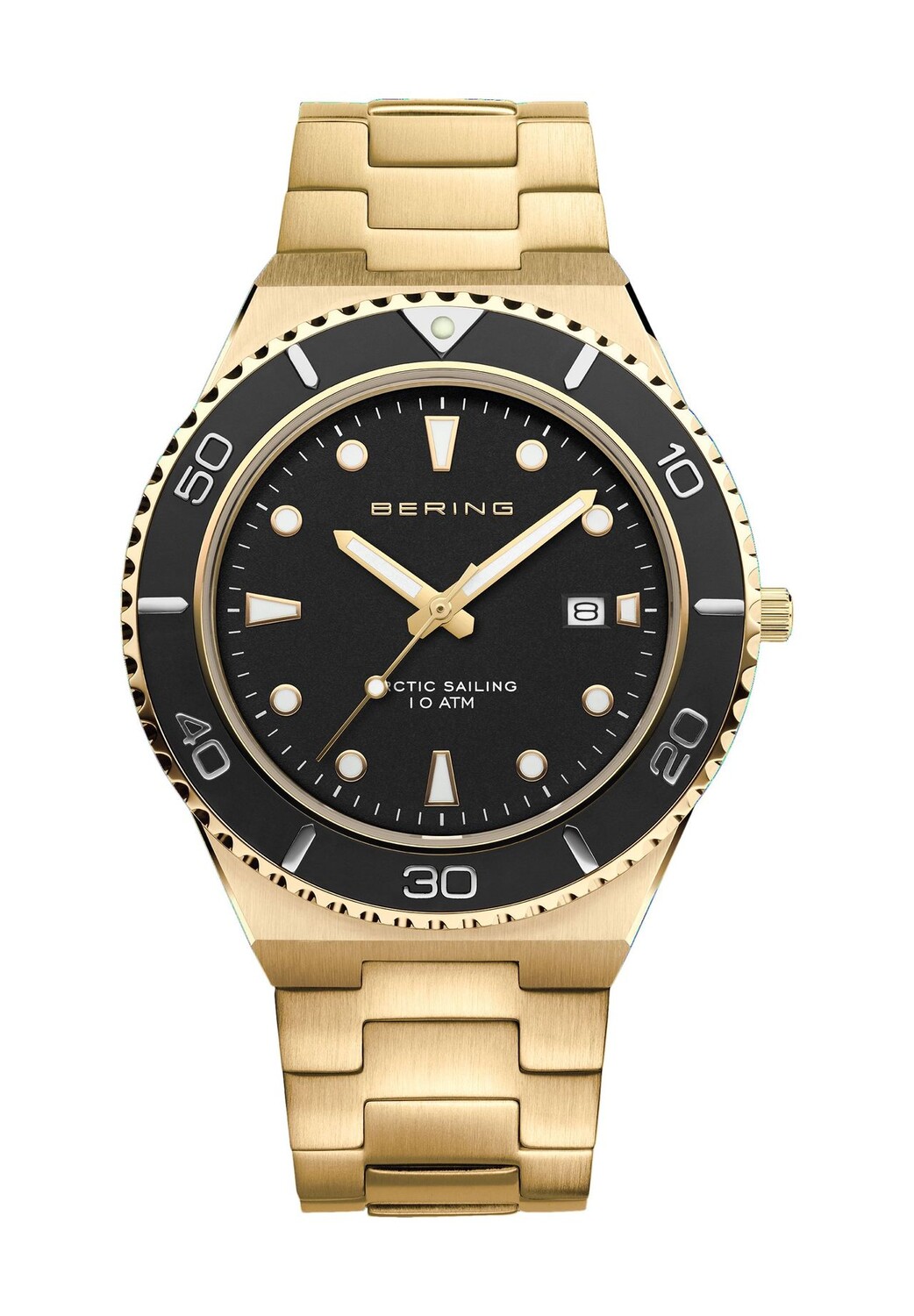 

Мужские часы 18940 BERING, цвет Schwarz/Gold